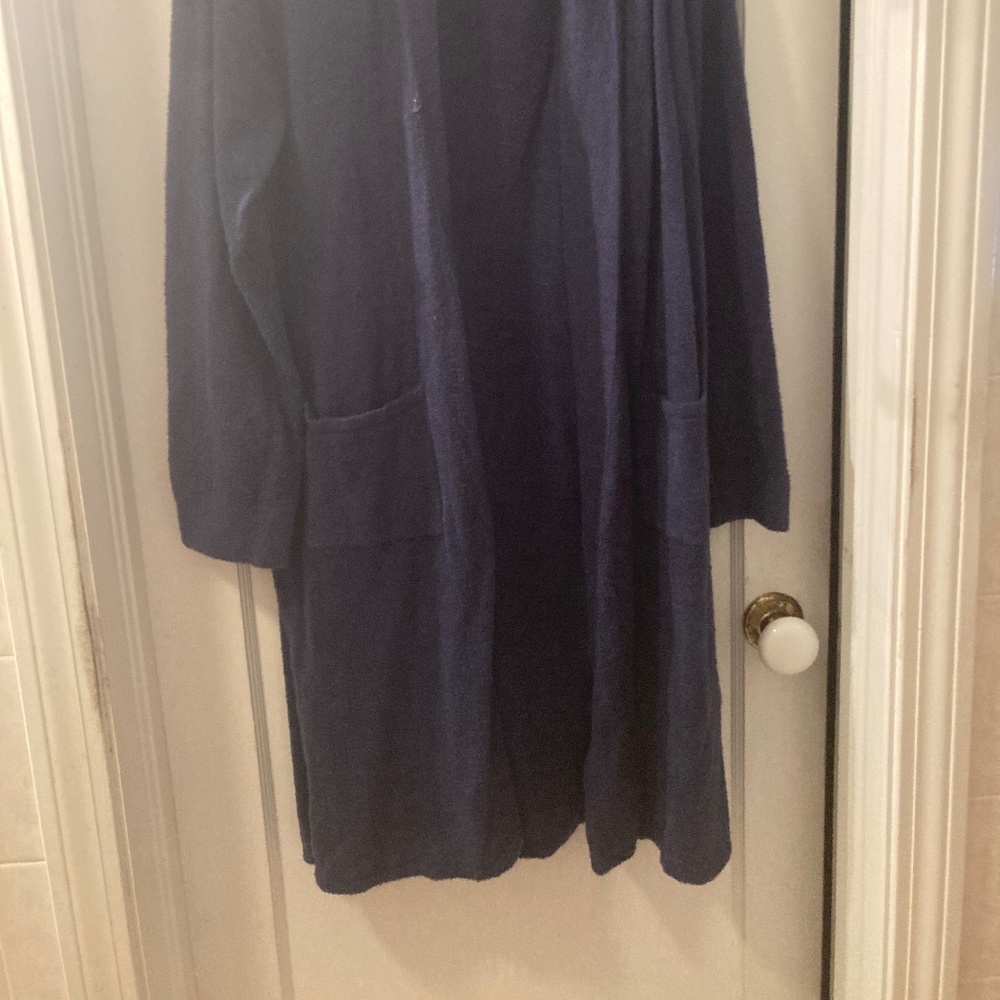 Knix Blue Fuzzy Robe, L - Picture 6 of 6